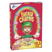 910381 0X 297G BOX GENERAL MILLS LUCKY CHARMS FROSTED TOASTED CEREAL W/ MALLOWS