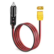 Lighter Charging Cable XT90 Female Connector to Car Cig Lighter Male Plug for Solar Generator Power As Shown