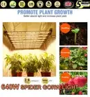 640W LED Grow Light Dimmable Full Spectrum for Veg Flower Hydroponic Medicals