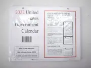 Pack Of 10 Unicor 2022 United States US Government Fed Wall Calendars