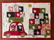 Crate and Barrel Kids Whimsy Elf Felt Advent Calendar 21”x28” New