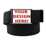 Build A Belt: Kid's Design Your Own Buckle with Your Image Includes a Web Belt