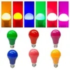 5W A60 Colorful LED Globe Light Bulbs E27 B22 220V Lamps For Bar Party Decor OQ