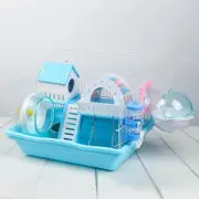 Hamster Cage Indoor 2 Tier Mouse Cage for Dwarf Hamster Hedgehog Chinchilla