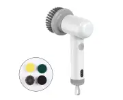 Spin Power Scrubber, Sinoshi Cordless Power Spin Scrubber, Multifunctional Spin Power Scrubber, Handheld Electric Spin Power,White