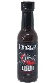 13 Angry Scorpions Bloodhound Kansas City Style Mild Chipotle BBQ Sauce 150ml