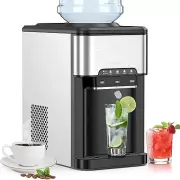 Ice Maker Machine Countertop, 3 in 1 Portable Ice Maker with Hot/Cold Water Disp