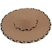 Floppy Sun hat for Women Light Weight, 4.5" Wide Brim | Braided | Soft, Flexible
