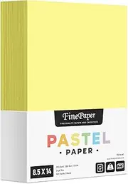 Canary - Pastel Color Paper 20lb. Size 8.5 X 14 Legal/Menu Size - 500 Per Pack