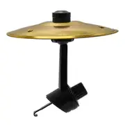 Easy Clip-on Mini Drums Crash Cymbal for Car Air Vent Decor Glod
