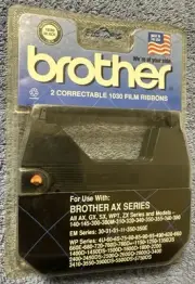 Brother AX Series 2 Correctable 1030 Film Ribbons 1230 Black New and unopened