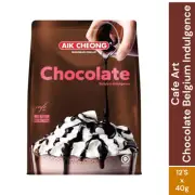 AIK CHEONG 3 in 1 Chocolate Belgium Indulgence Malt Drink TWIN PACK (12's x 40g)