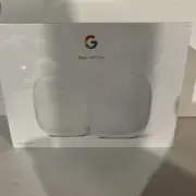 Google Nest Wifi Pro Wi-Fi 6E Router Mesh System - Snow (2-Pack) New-Sealed