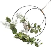 Alipis Artificial Leaves Garland Wreath Pendant Unique Household Hanging Ornament for Home Decor and Realistic Simulation Plant Decoration for Festivals and Events