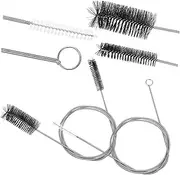 BAZEITFLOW 2Pcs Flexible Drain Brush Long Tube Cleaners with Nylon Bristles for Efficient Sink and Fish Tank Cleaning for Filter Systems and Water Pumps