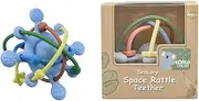 Koala Dream - CA3019A Silicone Sensory Space Rattle TEETHER Blue: Clutch Sensory Teether for Babies