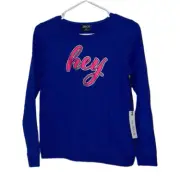 NWT Zelos Girls Sweatshirt Sz XL Blue Long Sleeve