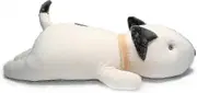 Bull Terrier Dog Big Hugging Pillow Soft Plush Toy Stuffed Animals White 21" xi