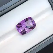 10.75 Carat Cushion Cut Amethyst – Natural Purple Gemstone – Fine Jewelry stone