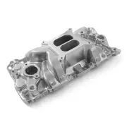 Chevy SBC 350 MidRise Intake Manifold [Polished]