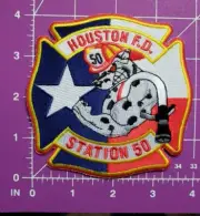 Houston Texas Fire Department Station 50 shoulder patch