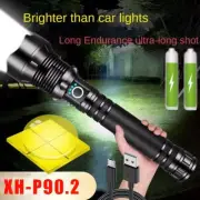 Super Bright 990000LM Powerful Flashlight XHP90.2 Rechargeable Zoom Torch