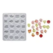 Versatile Silicone Charm Molding Tool for Elegant Resin Gemstones Pendants