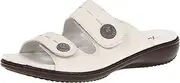 [Trotters] Women's Kitty Wedge Sandal,Off White,6 W US