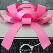 Giant Magnetic Car Bow, 30" Show Room Bows, Jum-Bows Pink! Car Dealers, Car Lot