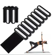 Pair of Adjustable Wrist Ankle Weights Wearable Bangles Silicone Bracelet for Yoga Aerobics Gym-Style 1