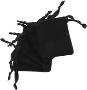 minkissy 5 Pcs Drawstring Bags for Jewelry Headphones Small Items Closure Soft Protective Pouches for Wedding Party Favors Versatile Storage