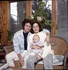 Lauren-Marie Taylor And Husband John Didrichsen With Son Wesley 1989 Old Photo