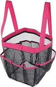 [CTIRCHIU] Large Capacity Mesh Shower Bag Versatile Beach Tote Double Handles for Toiletries Swim Gear Travel Essentials Quick Dry Organizer for Adventures