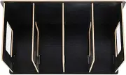 Multi Slots Desktop Bookshelf Rack DVD Storage Magazine Holder for Students Kids Adult #02 - Bookcases (Black)