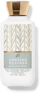 Bath and Body Works Sweater Weather with Shea Butter + Coconut Oil Body Lotion 8 fl oz / 236 mL