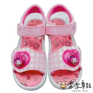 【樂樂童鞋】限時特賣 台灣製美樂蒂電燈涼鞋(台灣製 MIT 女童涼鞋)