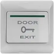 Push Button Door Release- Door Exit Switch Receptionist Release Button No/Com Switch Door Access Control System 12v 3a,Surface Mount Exit Button, White