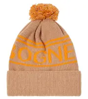 [Bogner Kids] Bogner Kids Noam logo wool-blend beanie S brown