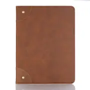 Retro Book Style Horizontal Flip Pu Leather Case For Ipad Pro 12.9 Inch (2018) With Holder and Card Slots and Wallet