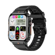 Military Smart Watch 1.95-Inch Fitness Tracker with Heart Rate Sleep Monitor 100 Sports Modes Activity Tracker