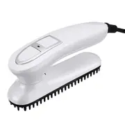 Portable Multifunctional Electric Hair Straightener Comb Beard Brush Massager Tool Men/Women