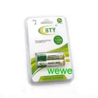 在飛比找Yahoo!奇摩拍賣優惠-[阿美e族] 鎳氫充電電池AAA 1350mah led腳踏