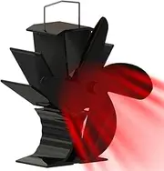 Fireplace Fans - Thermal Stove Fan | Silent Fireplace Fan Ultra-Low Decibel, Warms Up The Room Quickly, Save Energy for Wood Stove Pellet Stove Heat Stove Fan Buniq