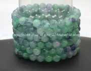 Wholesale Lots 6 Pcs 7.5" 8mm Multicolor Kunzite Healing Gems Stretch Bracelet