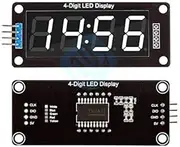 TM1637 0.56'' 0.56 inch White 7 Segments 4-Digit Digital LED Display Tube White Clock Double Dots Module for Arduino Board