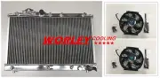 NSW-Radiator & fan For TOYOTA CELICA ST204 SX/SX-R/ZR/GT 2.2L 5S-FE engine 94-99