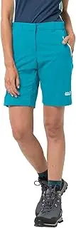 [Jack Wolfskin] Women's Overland Shorts W Hiking, Dark Aqua, 3 UK