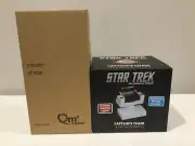 QMX-Star Trek-Captain Kirk 1/6 Action Figure STR-0071 & Captain Chair-New in Box