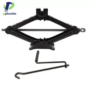 2T Scissor Jack Car Van Wind Up Tyre Lift Chrome Crank Handle Emergency Tool