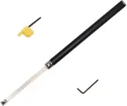 Carbide Tipped Lathe Chisel Wood Turning Tool Set Rougher Tools Bar with 15mm...